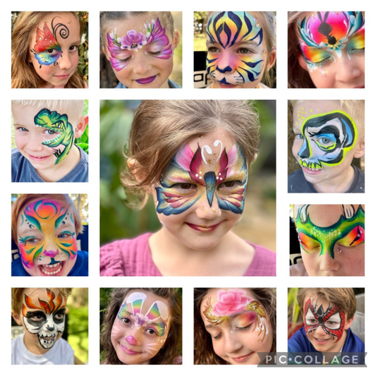Professional Face Painting - parties & events - Feature Image