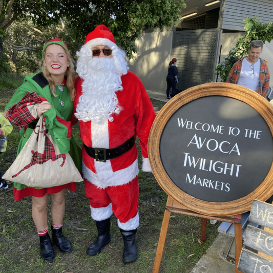 Santa and Elf Appearance or Christmas in July - Feature Image